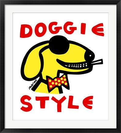 Framed Doggie Style by Peter Marco | 30 x 27