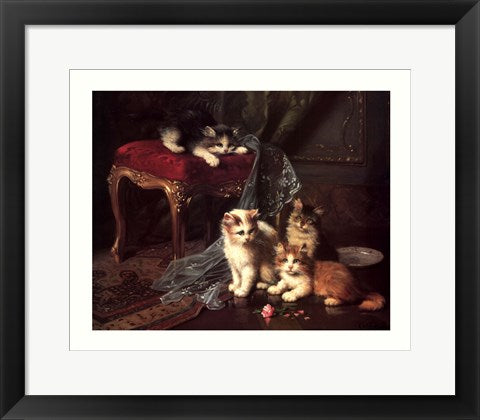 Framed Owns Up by Leon Charles Huber | 12 x 15