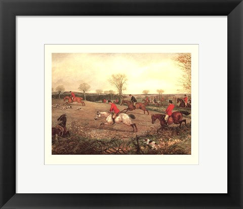 Framed Art Full Cry by Henry Alken | 8 x 11