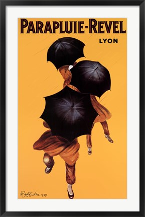 Framed Parapluie-Revel by Leonetto Cappiello | 36 x 22