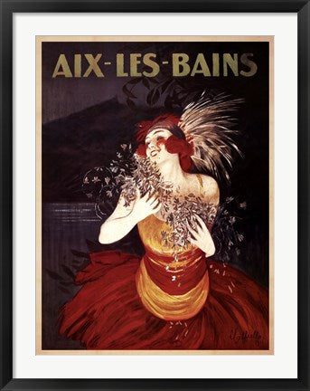 Framed Aix-Les-Bains by Leonetto Cappiello | 32 x 24