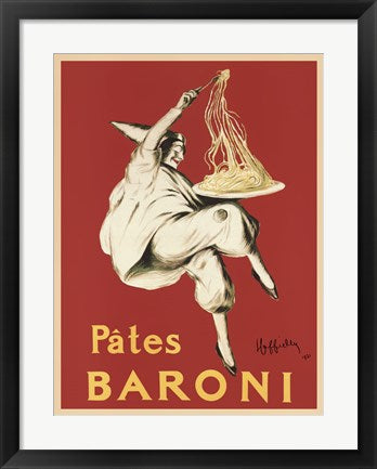 Framed Pates Baroni by Leonetto Cappiello | 24 x 18