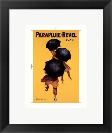 Framed Art Parapluie-Revel (mini) by Leonetto Cappiello | 12 x 9