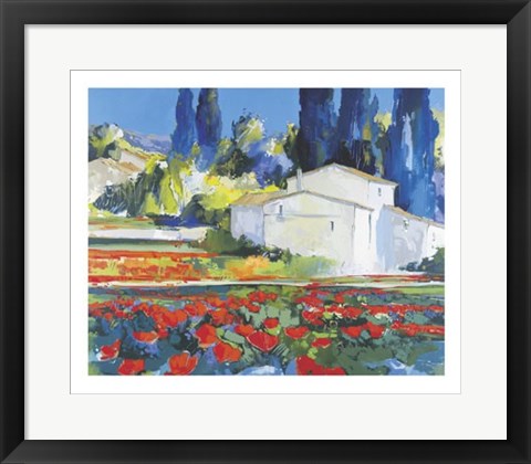 Framed Couleurs du Luberon by Philippe Janin | 15 3/4 x 19 3/4