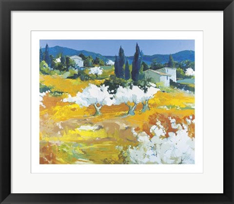 Framed Retour du Printemps by Philippe Janin | 15 3/4 x 19 3/4