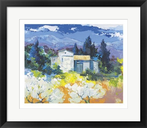 Framed Douceur Printaniere by Philippe Janin | 15 3/4 x 19 3/4