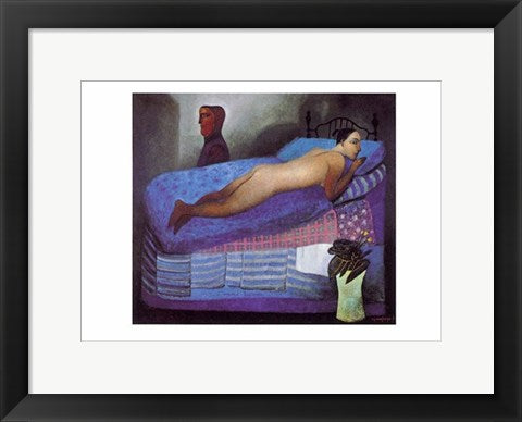 Framed Art Manao Tupapau by Gonzalo Cienfuegos | 11 3/4 x 15 3/4