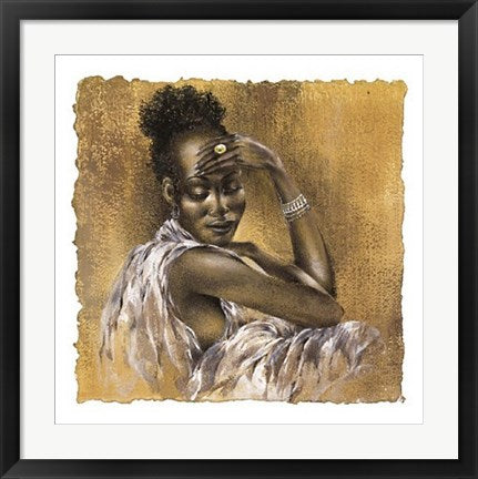 Framed Ebony I by Ben Mogador | 23 1/2 x 23 1/2