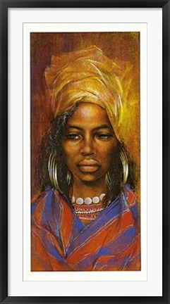 Framed Hakuna by Ben Mogador | 39 1/2 x 19 3/4