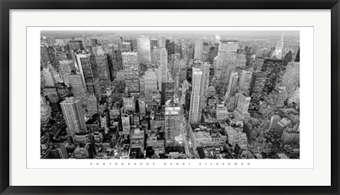 Framed Looking Up Fifth Avenue by Henri Silberman | 19 3/4 x 39 1/2