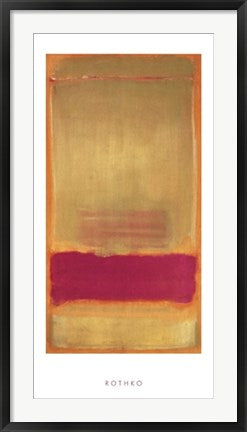 Framed Untitled, 1949 by Mark Rothko | 39 1/2 x 19 3/4