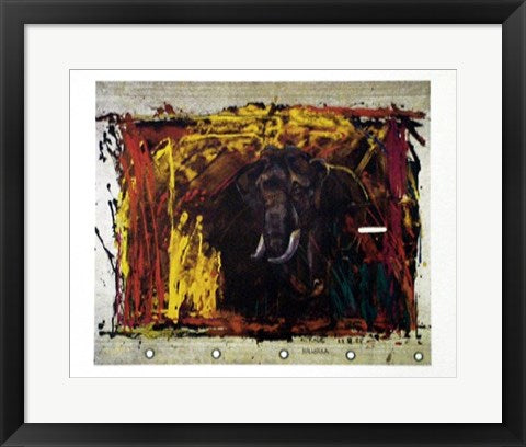 Framed Out of the Jungle by Rolf Knie | 15 5/8 x 19 5/8