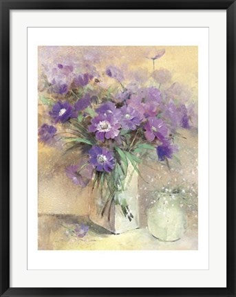 Framed Vase of Lilac Flowers by Peter McGowan | 31 1/2 x 23 1/2