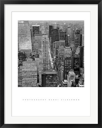 Framed Fifth Avenue at Dusk by Henri Silberman | 31 1/2 x 23 1/2