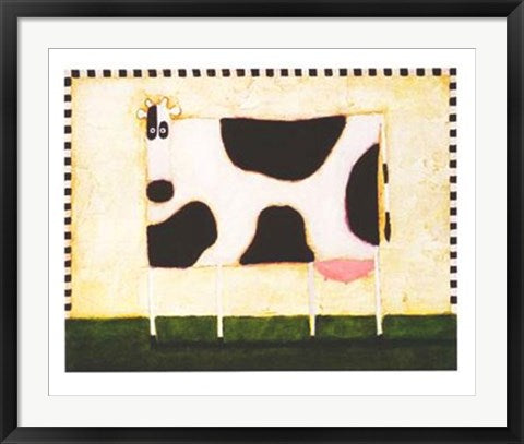 Framed Spotted Cow by Daniel Patrick Kessler | 23 1/2 x 31 1/2