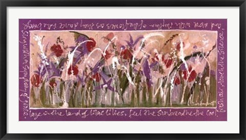 Framed Symphony of Grace by Clare Hooper | 19 3/4 x 39 1/2