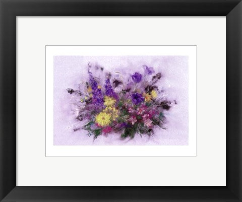 Framed Art Blumenstrauss II by Mimi Selzner | 9 ½ x 11 ¾