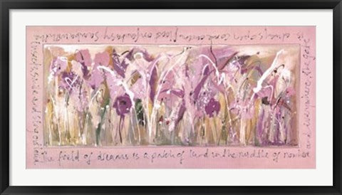Framed Field of Dreams by Clare Hooper | 19 3/4 x 39 1/2