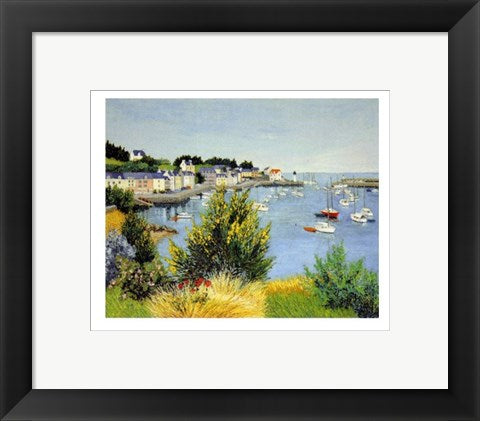 Framed Art Coquelicots et Genets by Florence Arven | 9 1/2 x 11 3/4
