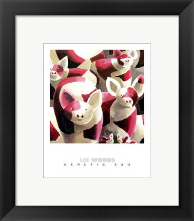 Framed Art Genetic Zoo III by Lee Woods | 11 3/4 x 9 1/2