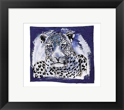 Framed Art Young Leopard by Rolf Knie | 9 1/2 x 11 3/4