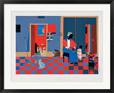 Framed Early Carolina Morning by Romare Bearden | 26 x 33 3/4