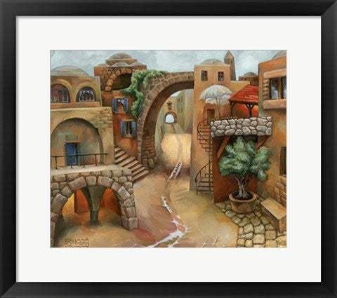 Framed Rain's Gentle Touch by Deborah Kotovsky | 11 5/8 x 16 ½