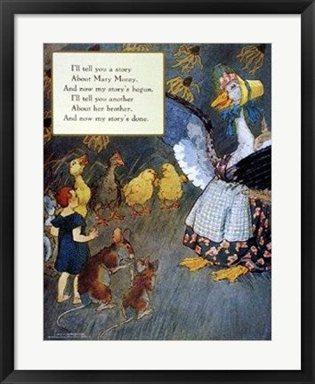 Framed Mary Morey by Mother Goose Collection | 26 1/2 x 18 3/4