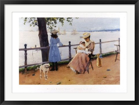 Framed Afternoon by the Sea by William Merritt Chase | 24 x 34