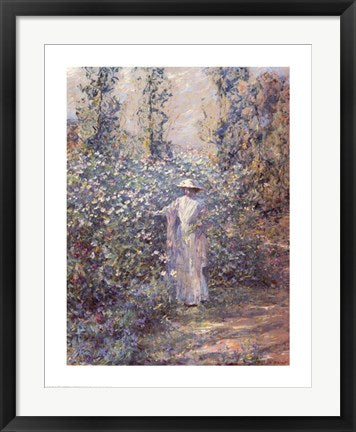 Framed Edge of Garden by Glenn Reid | 24 x 18