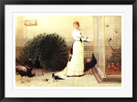 Framed In the Conservatory by Heywood Hardy | 20 x 30