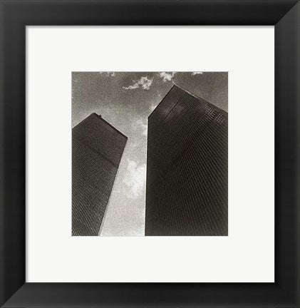 Framed Art Twin Towers by Walter Gritsik | 9 3/4 x 7 3/4