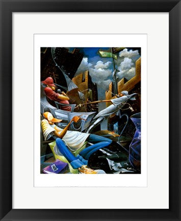 Framed Art Beat Street (medium) by Frank Morrison | 16 x 12