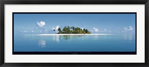 Framed Island, Maldives, North Indian Ocean by Sunset Baumann
