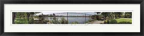 Framed Central Park - The Reservoir, NYC by Pierre Hebert | 5 1/8 x 39 3/4...