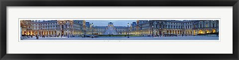 Framed Le Louvre, Paris by Pierre Hebert | 5 1/8 x 39 3/4