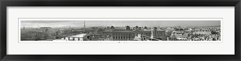 Framed Paris (B&W) by Pierre Hebert | 5 1/8 x 39 3/4