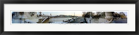 Framed Pont Alexandre III, Paris by Pierre Hebert | 5 1/8 x 39 3/4