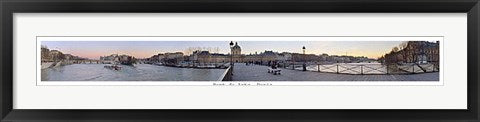 Framed Pont de Arts, Paris by Pierre Hebert | 5 1/8 x 39 3/4