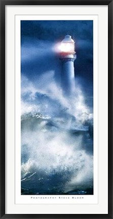Framed Art The Lighthouse by Steve Bloom | 39 1/2 x 19 3/4