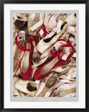 Framed Satin Shoes by Harvey Edwards | 31 1/2 x 23 1/2