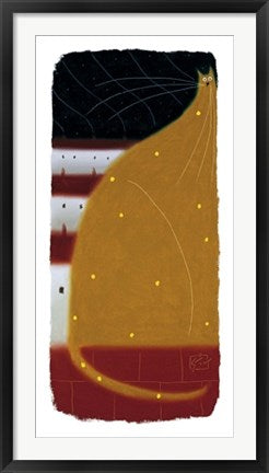 Framed Yellow by Govinder Nazran | 39 1/2 x 19 3/4