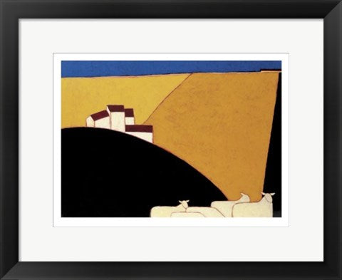 Framed Tuscan Campagna by Eithne Donne | 11 3/4 x 15 3/4
