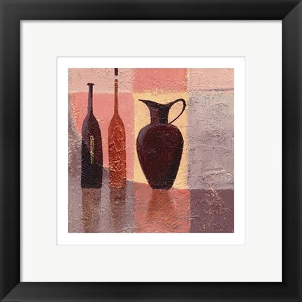 Framed Art Bronze Bottles by Natalie Armstrong | 11 3/4 x 11 3/4