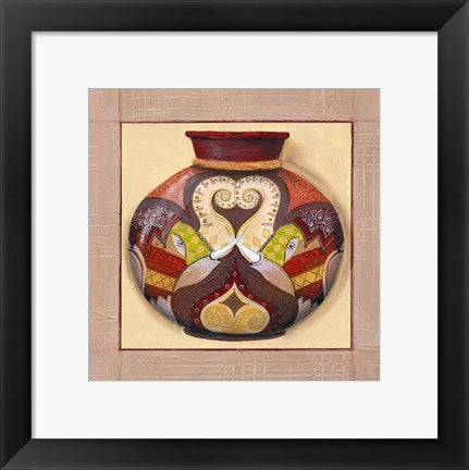 Framed Art The Red Cap by Natalie Armstrong | 11 3/4 x 11 3/4