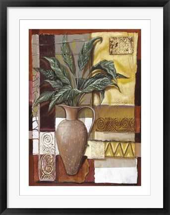 Framed Aspidistra Jug by Emilie Gerard | 31 1/2 x 23 1/2