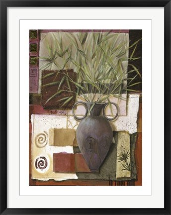 Framed Spray of Grasses by Emilie Gerard | 31 1/2 x 23 1/2