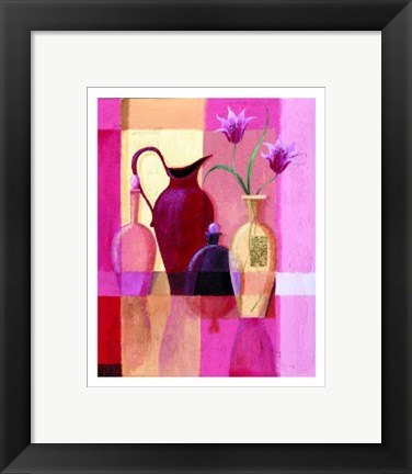 Framed Art Romantic Tulips by Jennifer Hammond | 11 3/4 x 9 1/2