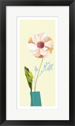 Framed Fleur III by Catherine Denolly | 19 3/4 x 9