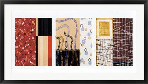 Framed Patterns by Veronica Estevan | 19 3/4 x 39 1/2